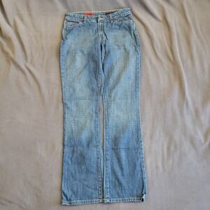 AG ADRIANO GOLDSCHMIED Womens 30 Regular Gemini Sytle Boot Cut Jeans Light Wash